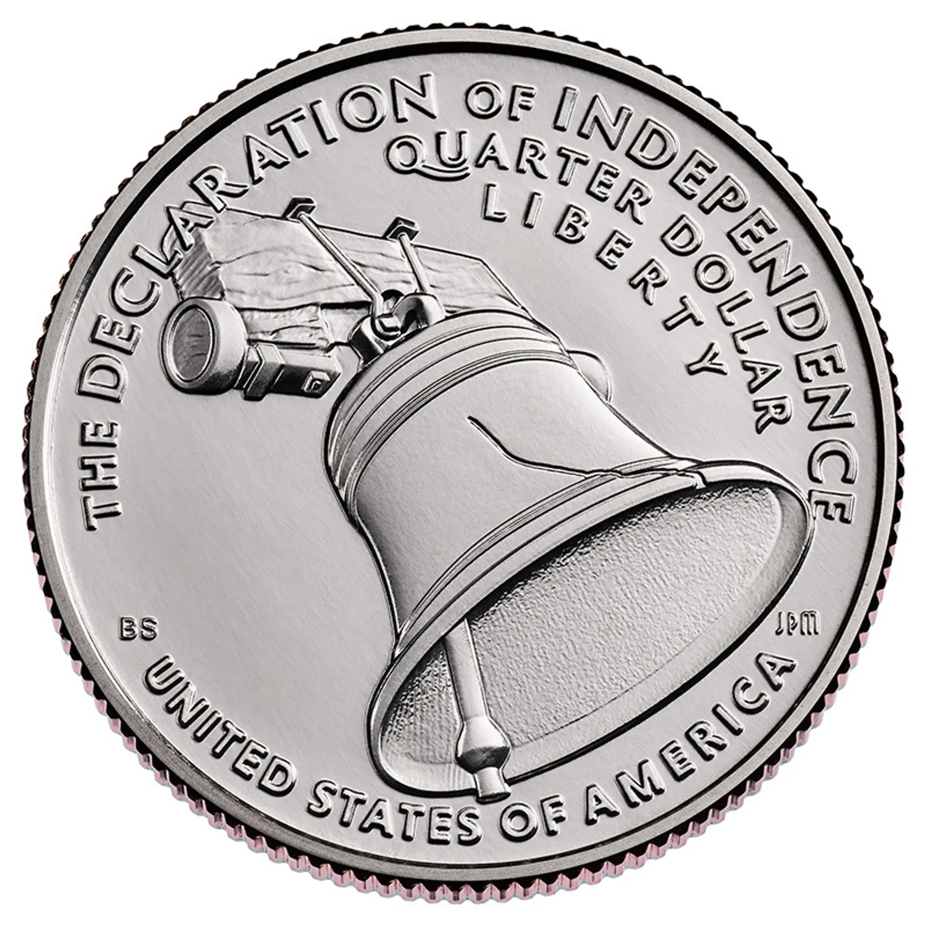 Declaration of Independence Quarter - Tails