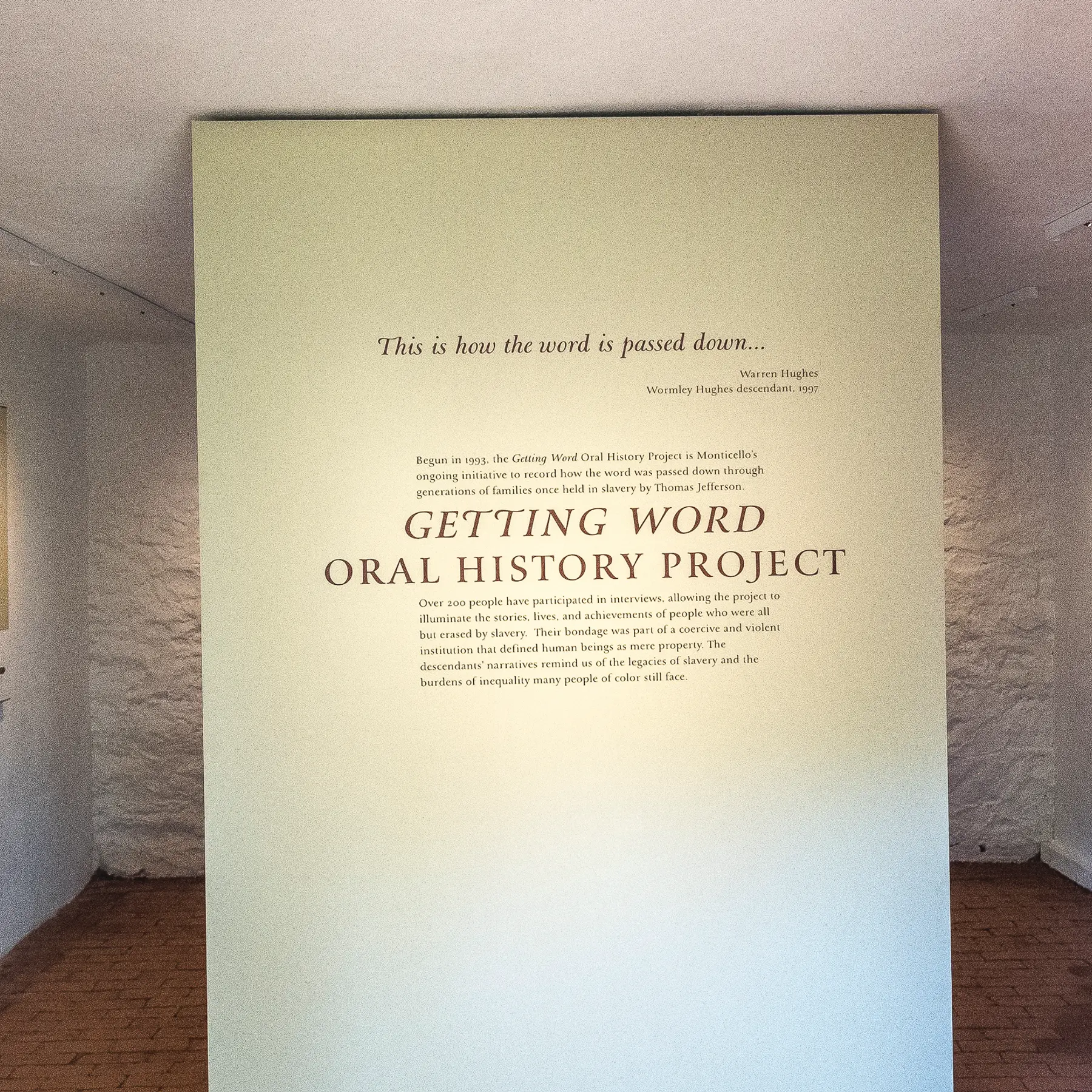 George Bush Getting Word Monticello | Getting Word