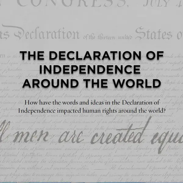 Declaration First Words Monticello | The Legacy of the Declaration